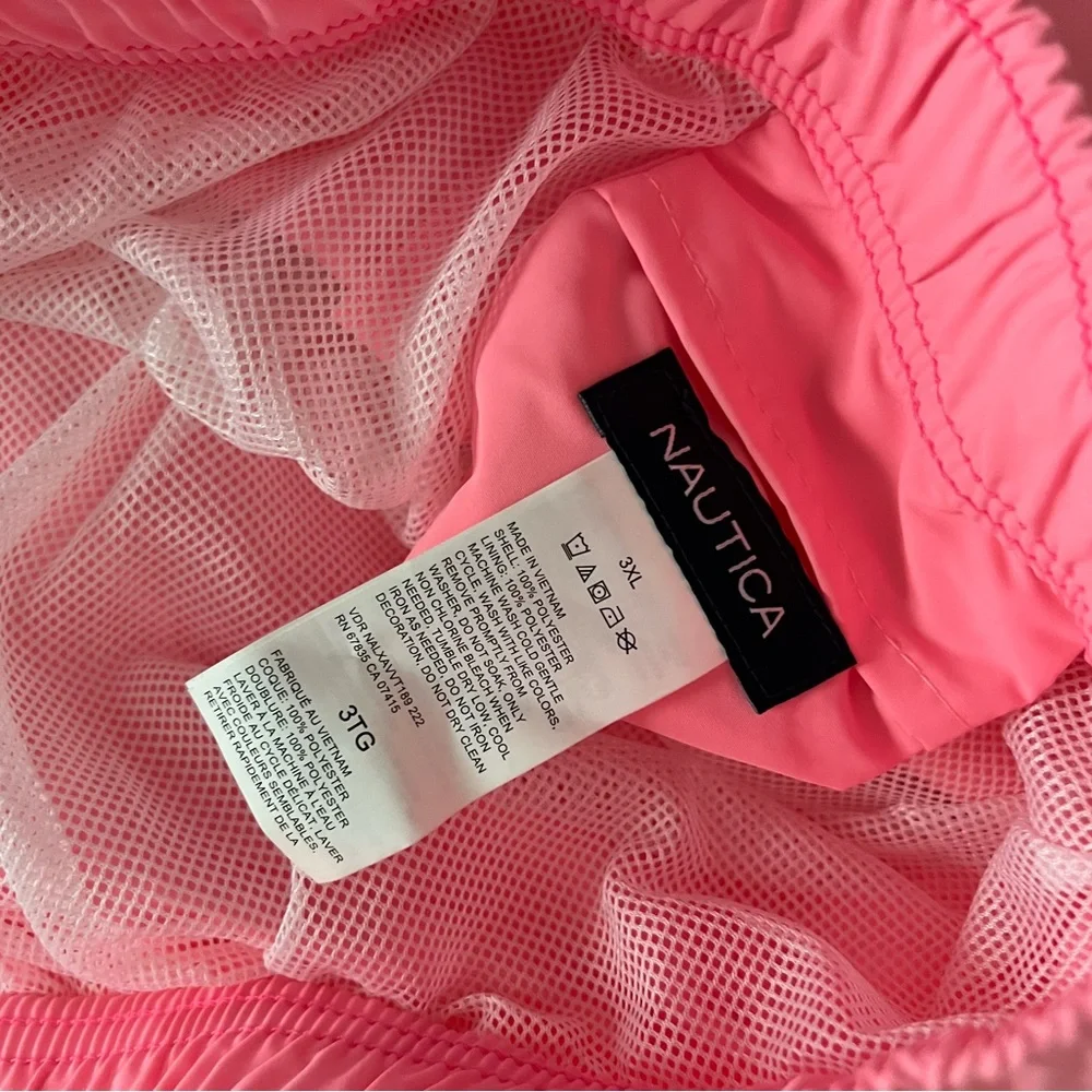Nautica mens big and tall pink Swimsuit. New with tag. Size 3xl - Picture 3 of 3